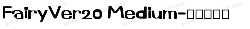 FairyVer20 Medium字体转换